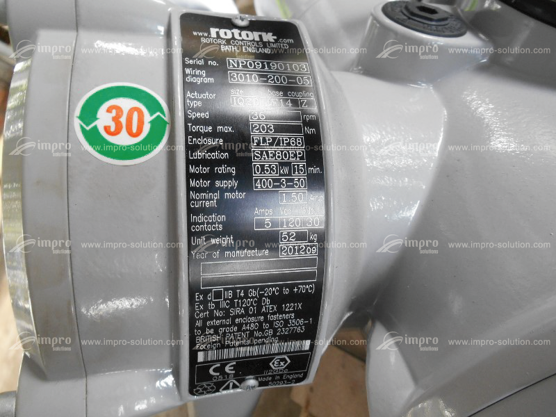 Rotork actuator supply and installation support